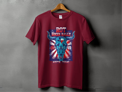 ROT Biker Rally Austin Texas 2019 T-Shirt - Design & Vybe