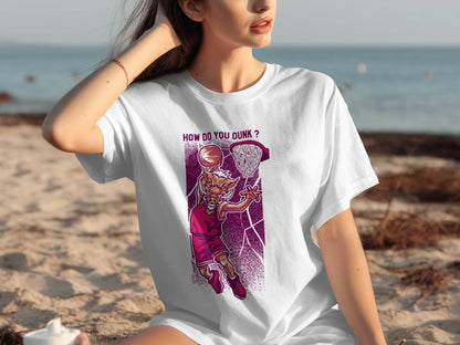 How Do You Dunk Basketball Graphic T-Shirt - Design & Vybe