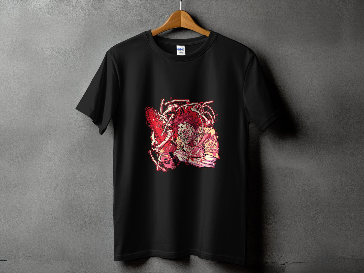 Cool Graphic Red Creature Black Unisex Shirt product