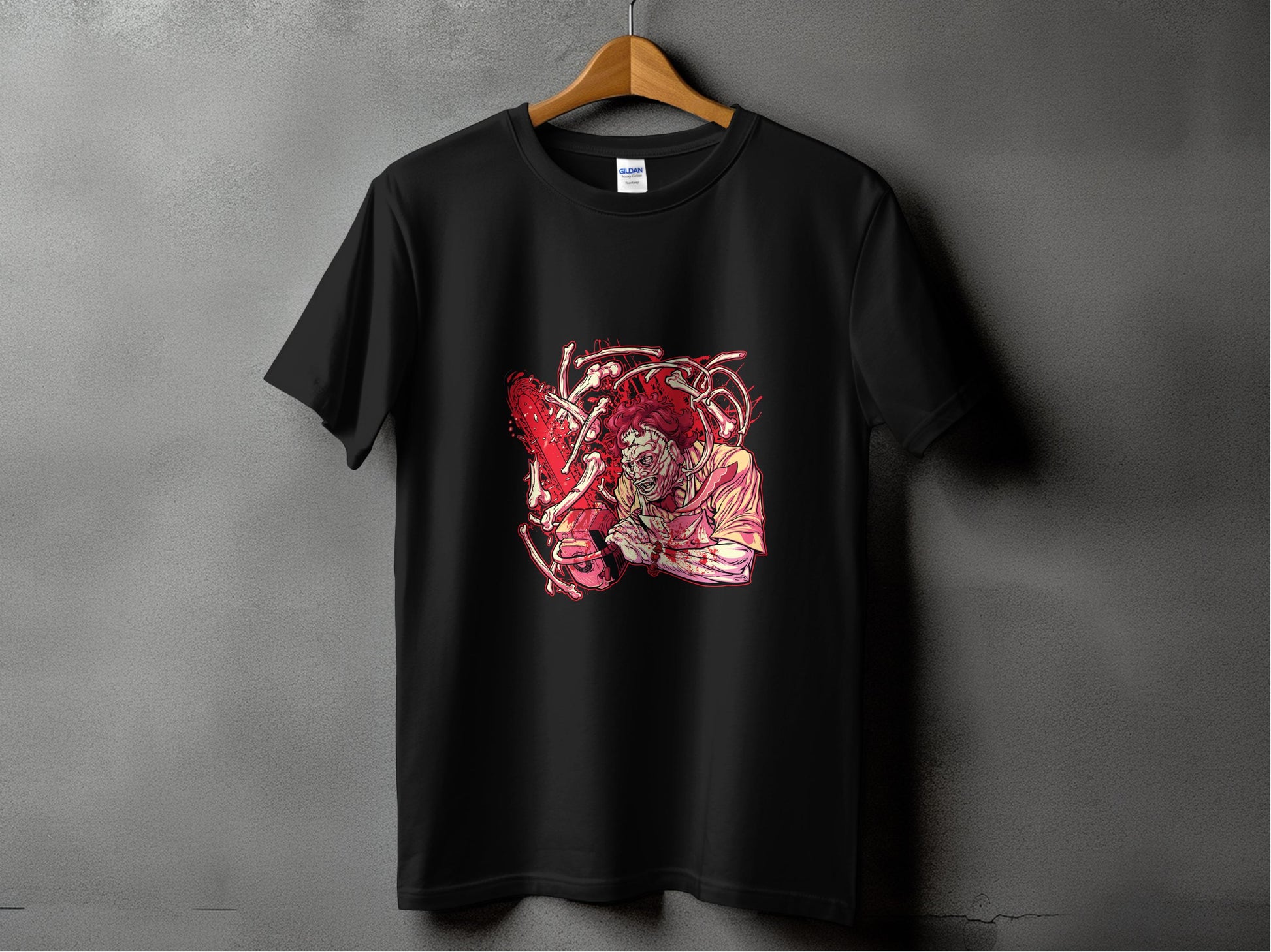 Cool Graphic Red Creature Black Unisex Shirt product