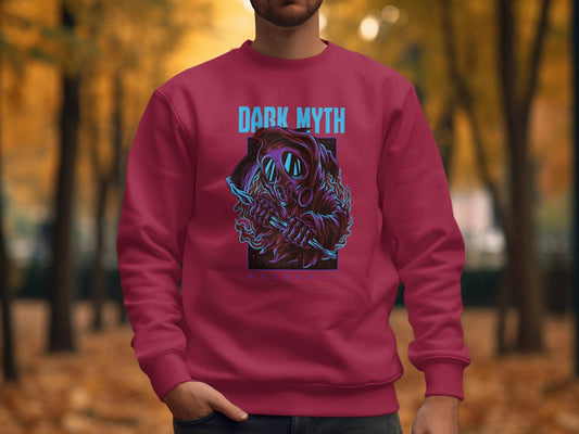 Dark Myth Grim Reaper Masked Artwork Design Sweater - Design & Vybe