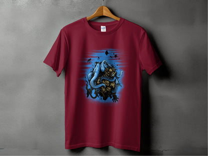Deep Sea Diver Adventure-Inspired Jelly Fish Graphic T-Shirt - Design & Vybe