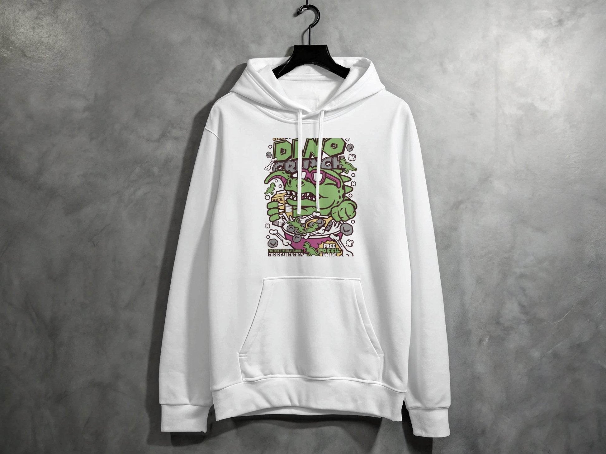 Dinosaur Cereal Crunch Tee for Fun Hoodie - Design & Vybe