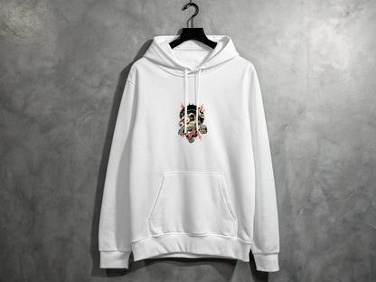 Eight Ball Spiked Helmet Skeleton Ride On Hoodie - Design & Vybe