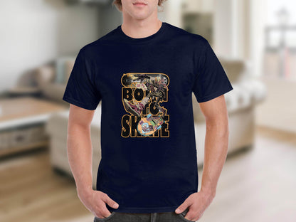 DODO Skateboarder Character Graphic Style T-Shirt - Design & Vybe