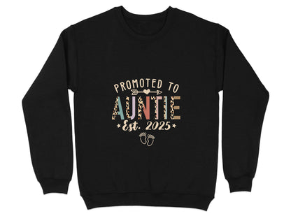 Promoted To Auntie Est 2025 Cute Design Baby Sweater - Design & Vybe