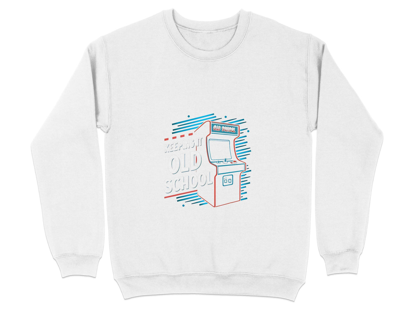 Keeping It Old School Vintage Arcade Game Machine Sweater - Design & Vybe