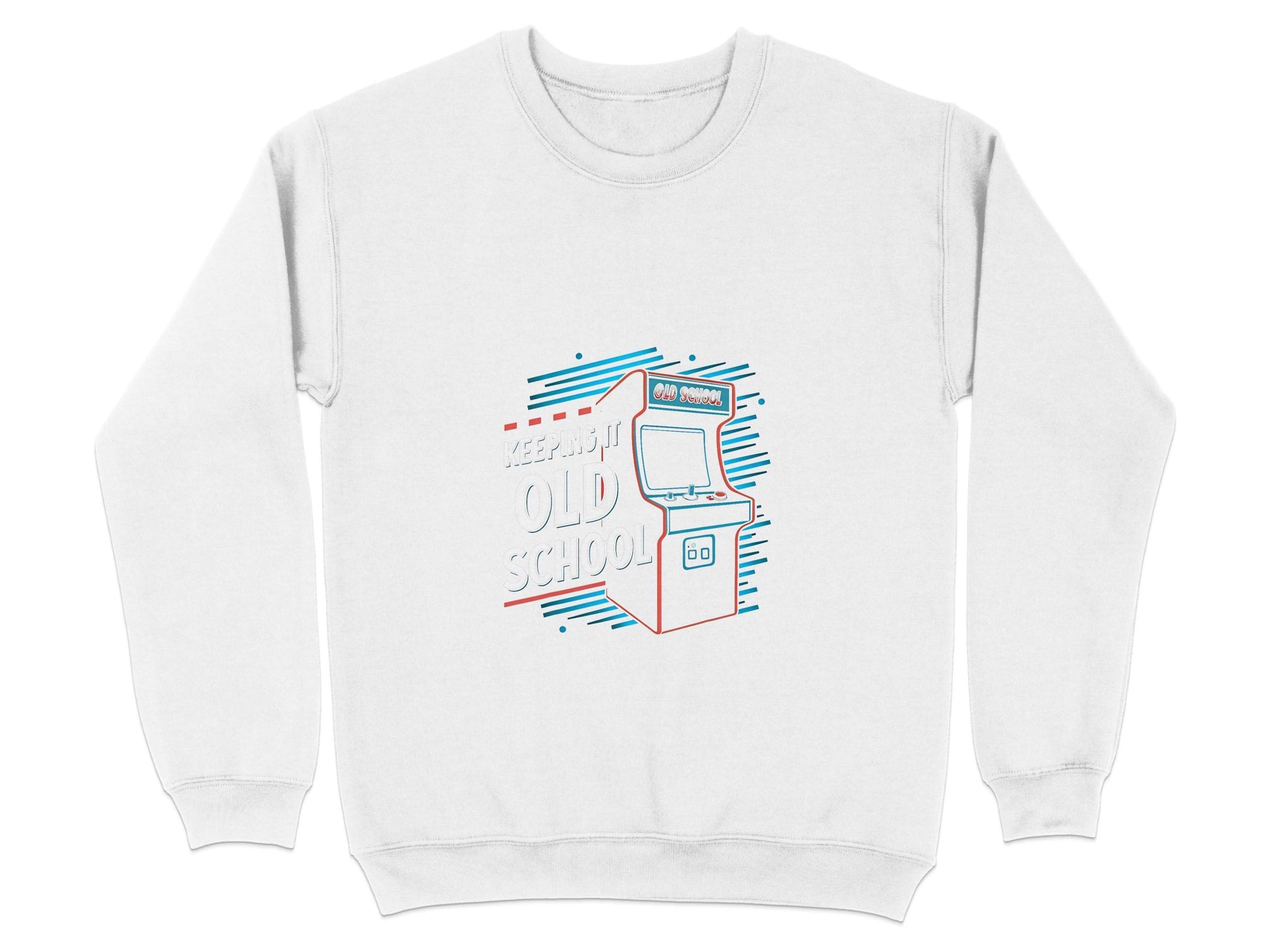 Keeping It Old School Vintage Arcade Game Machine Sweater - Design & Vybe