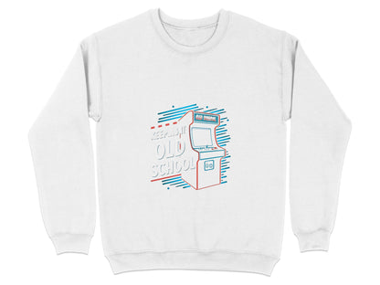 Keeping It Old School Vintage Arcade Game Machine Sweater - Design & Vybe