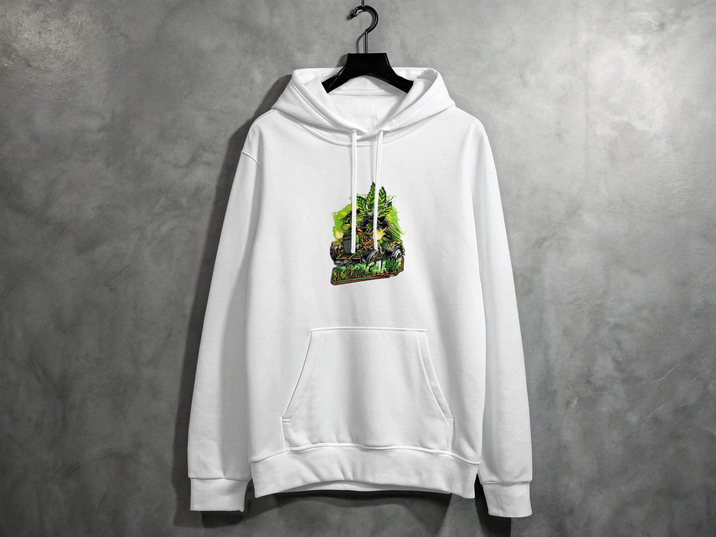 Propaganja Leaf Hot Rod Rider Graphic Print Design Hoodie - Design & Vybe