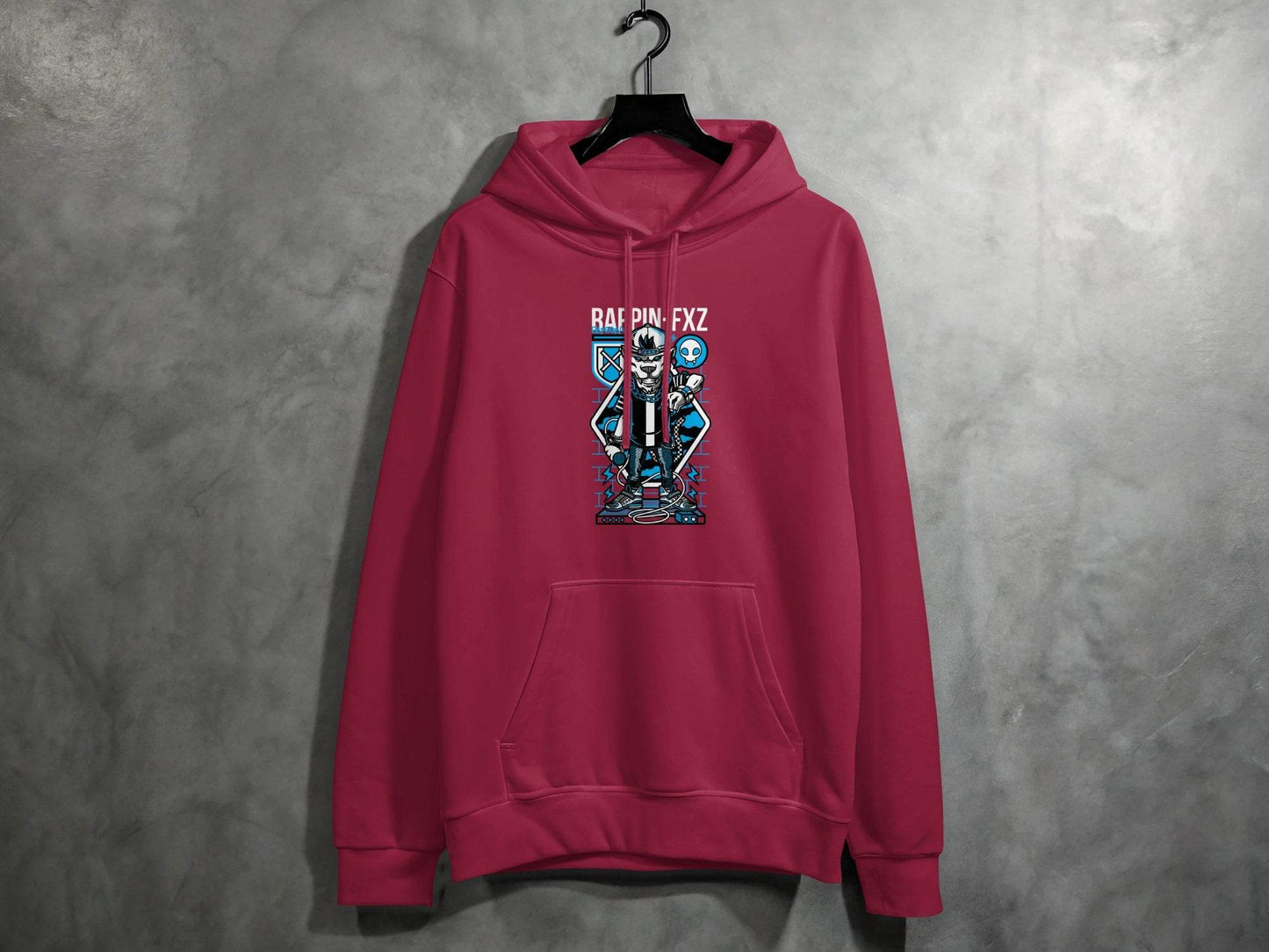 Street Art Urban Panther DJ Design Illustration Hoodie - Design & Vybe