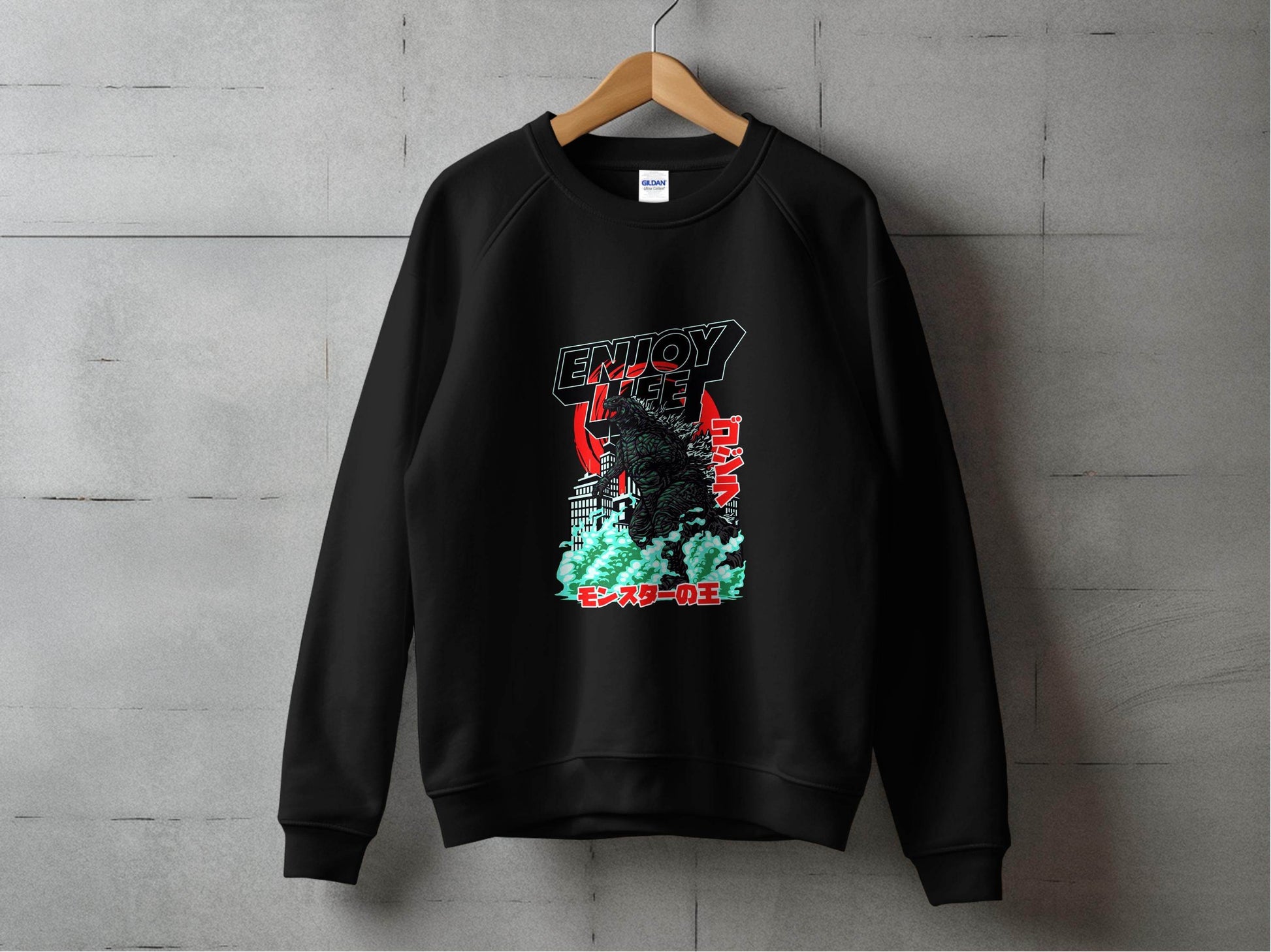 Enjoy Life Godzilla Monster King Of The Monsters Sweater - Design & Vybe
