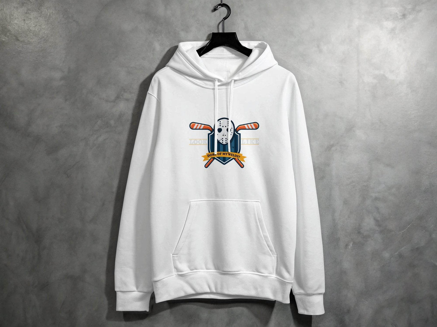 Iconic Mask Hockey Theme Look Alike Graphic Hoodie - Design & Vybe