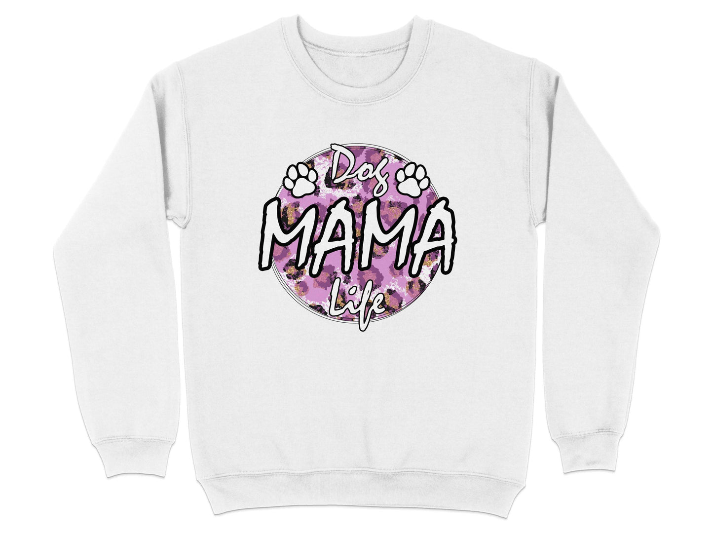 Dog Mama Life In Circle Graphic Unique Style Sweater - Design & Vybe