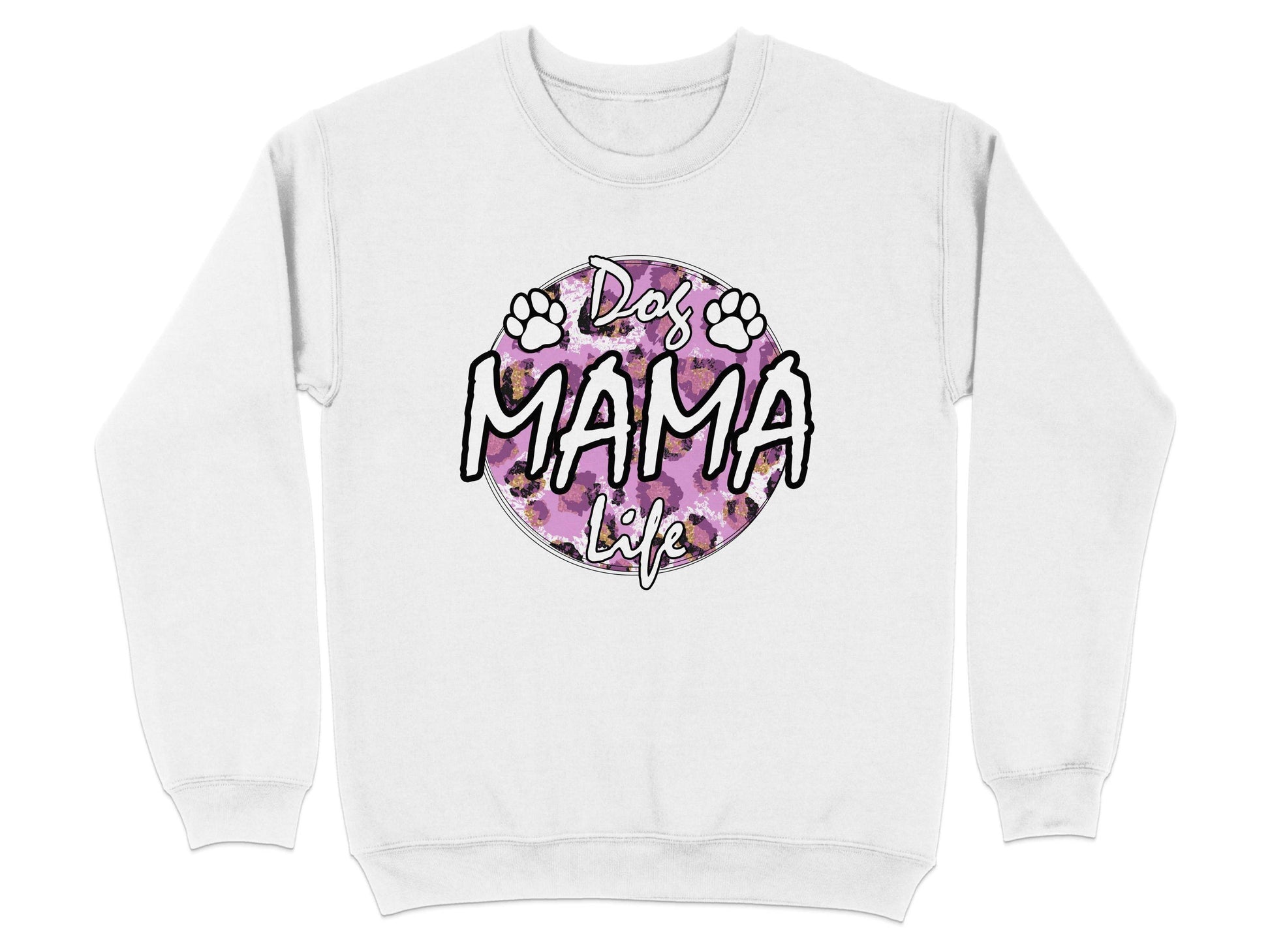 Dog Mama Life In Circle Graphic Unique Style Sweater - Design & Vybe