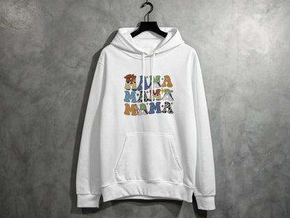 Colorful Mama Letters Cute Family Mama Life Hoodie - Design & Vybe