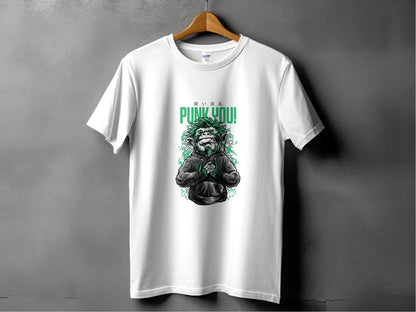 Punk You Green Hair Ape Graphic Style Unisex T-Shirt - Design & Vybe