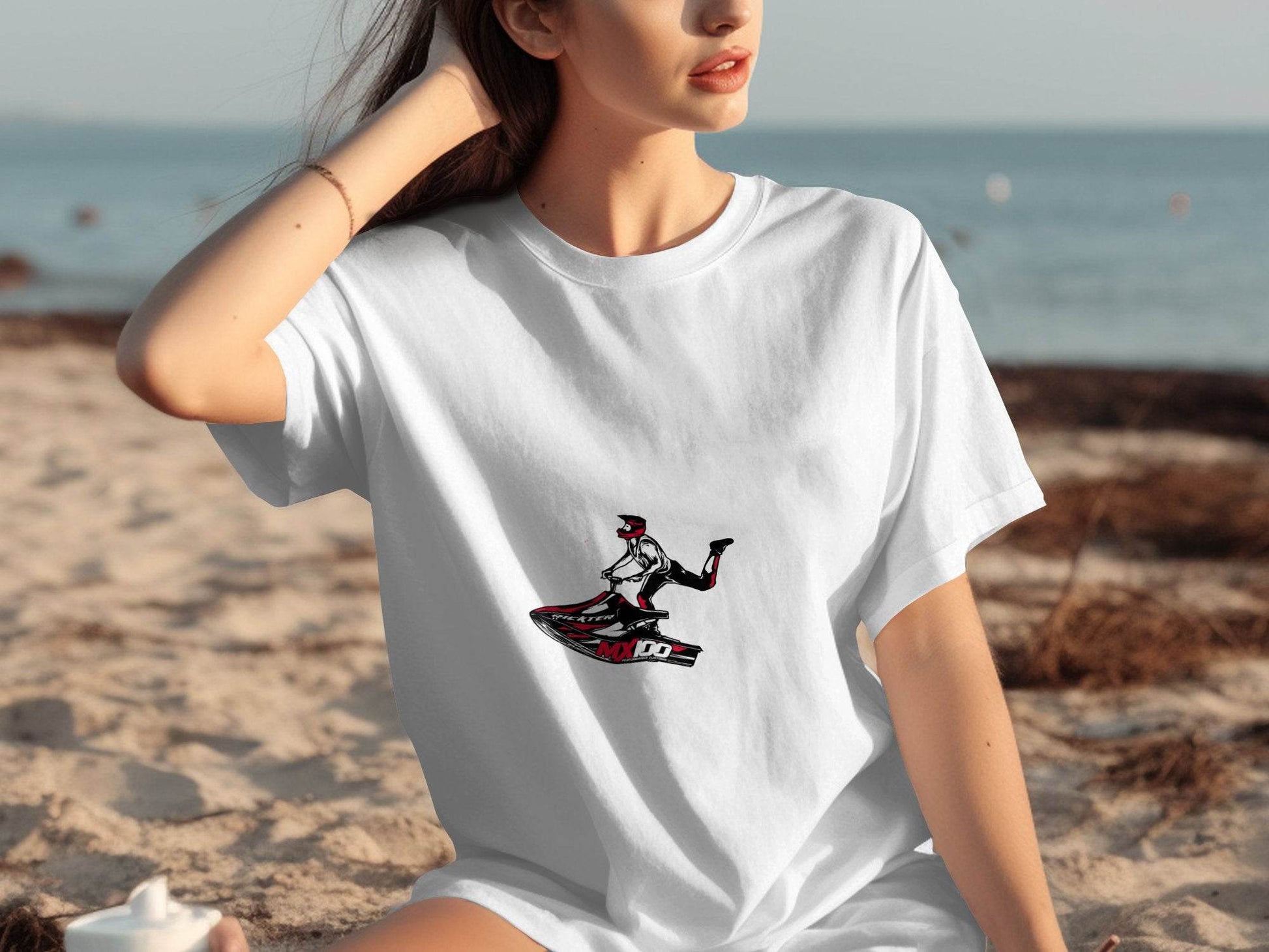 MX100 Performance Customs Jetskiing Adventure Sports T-Shirt - Design & Vybe