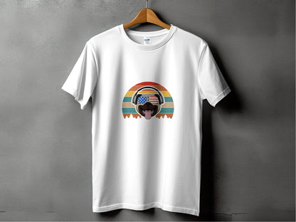 Vintage USA Themed Retro Unique Design T-Shirt product