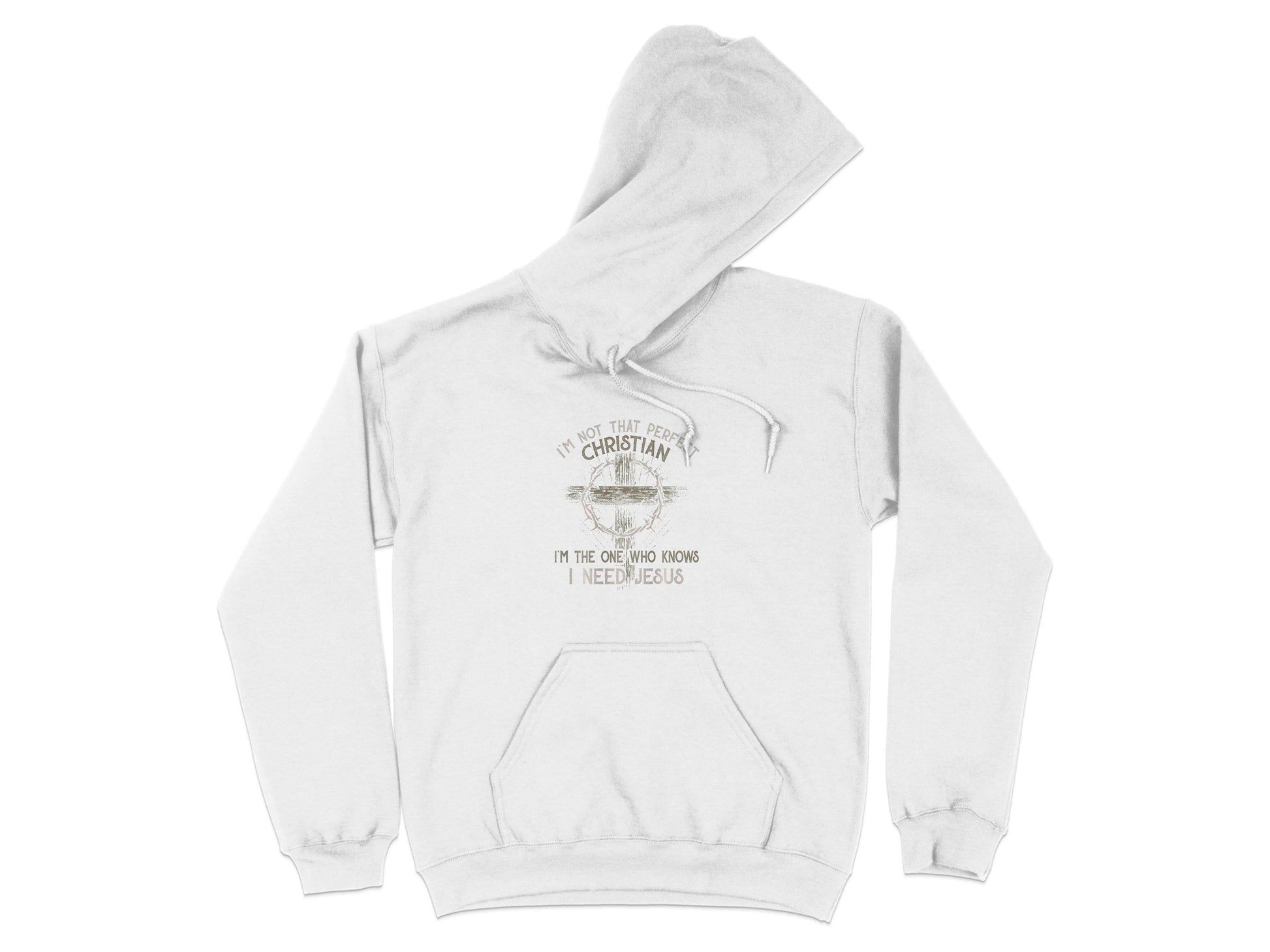 I am Not That Perfect Christian Need Jesus Graphic Hoodie - Design & Vybe