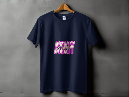 Bold Army Graphic Tee for Casual Wear product type