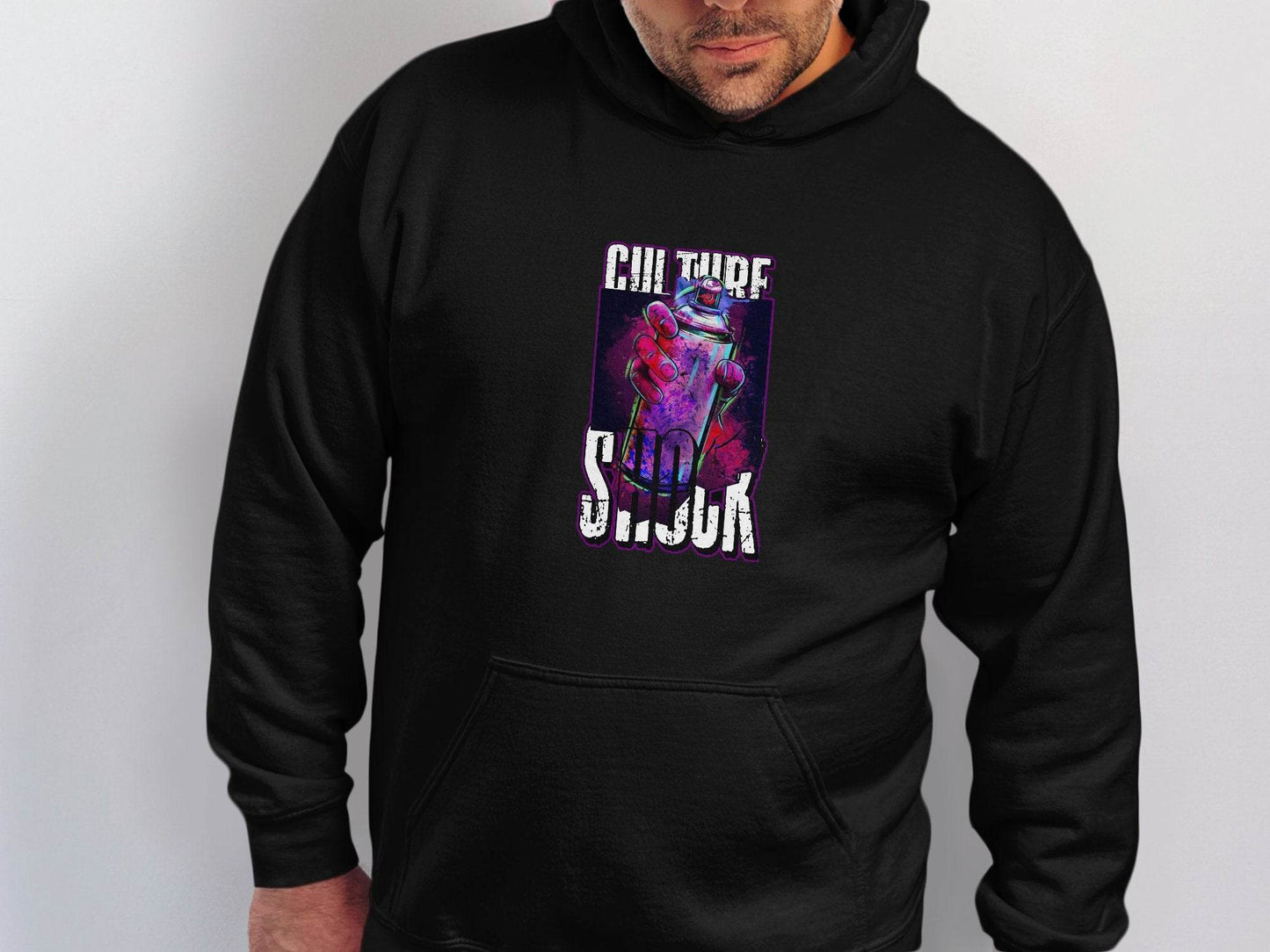 Culture Shock Spray Paint Art Cool Style Hoodie - Design & Vybe