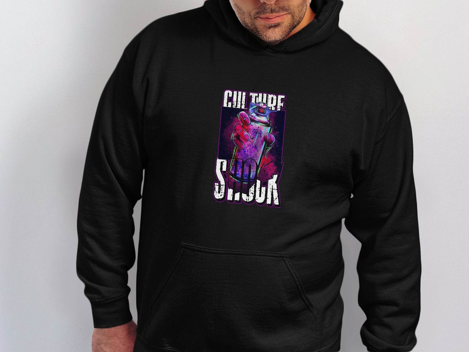 Culture Shock Spray Paint Art Cool Style Hoodie - Design & Vybe