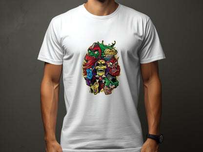 Colorful Graphic Print T-shirt Cool Artistic Design product