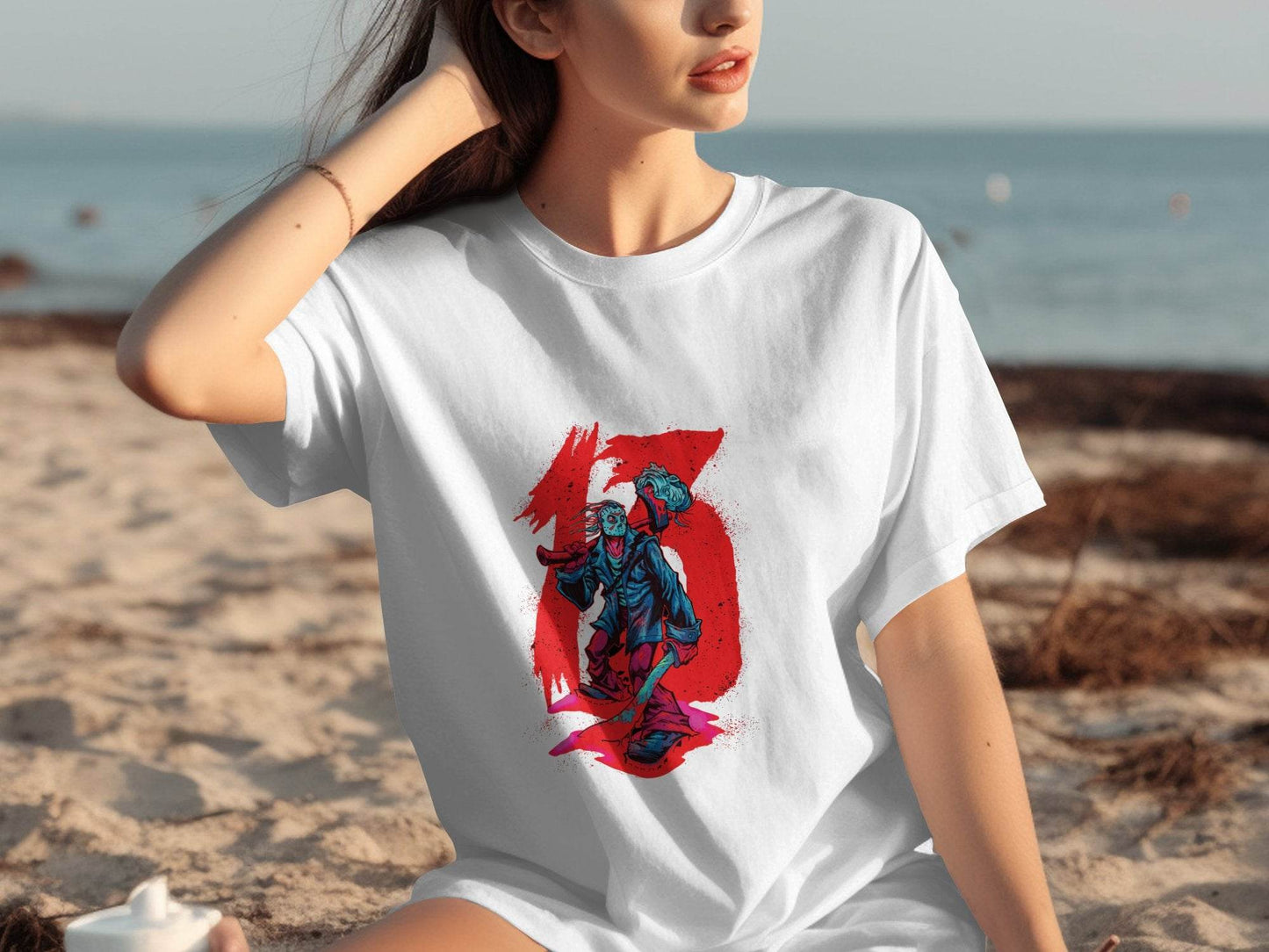 Friday the 13th Jason Voorhees Horror Art T-Shirt - Design & Vybe