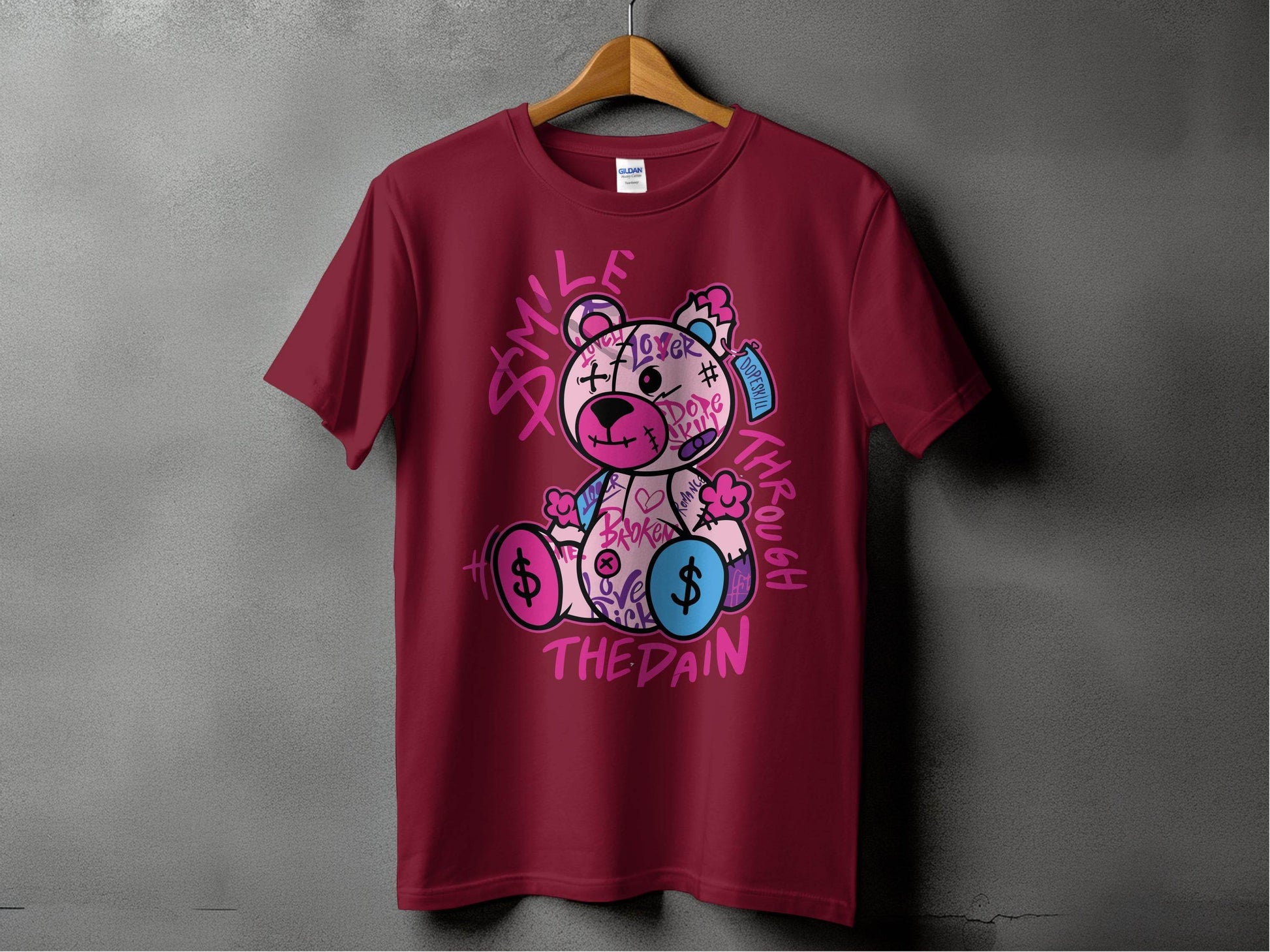 Smile Through The Pain Graphic T-Shirt product type