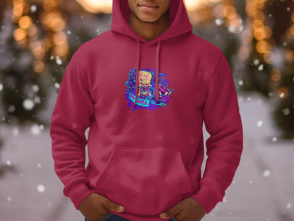 Predator Head With Leaves Awesome Graphic Design Hoodie - Design & Vybe