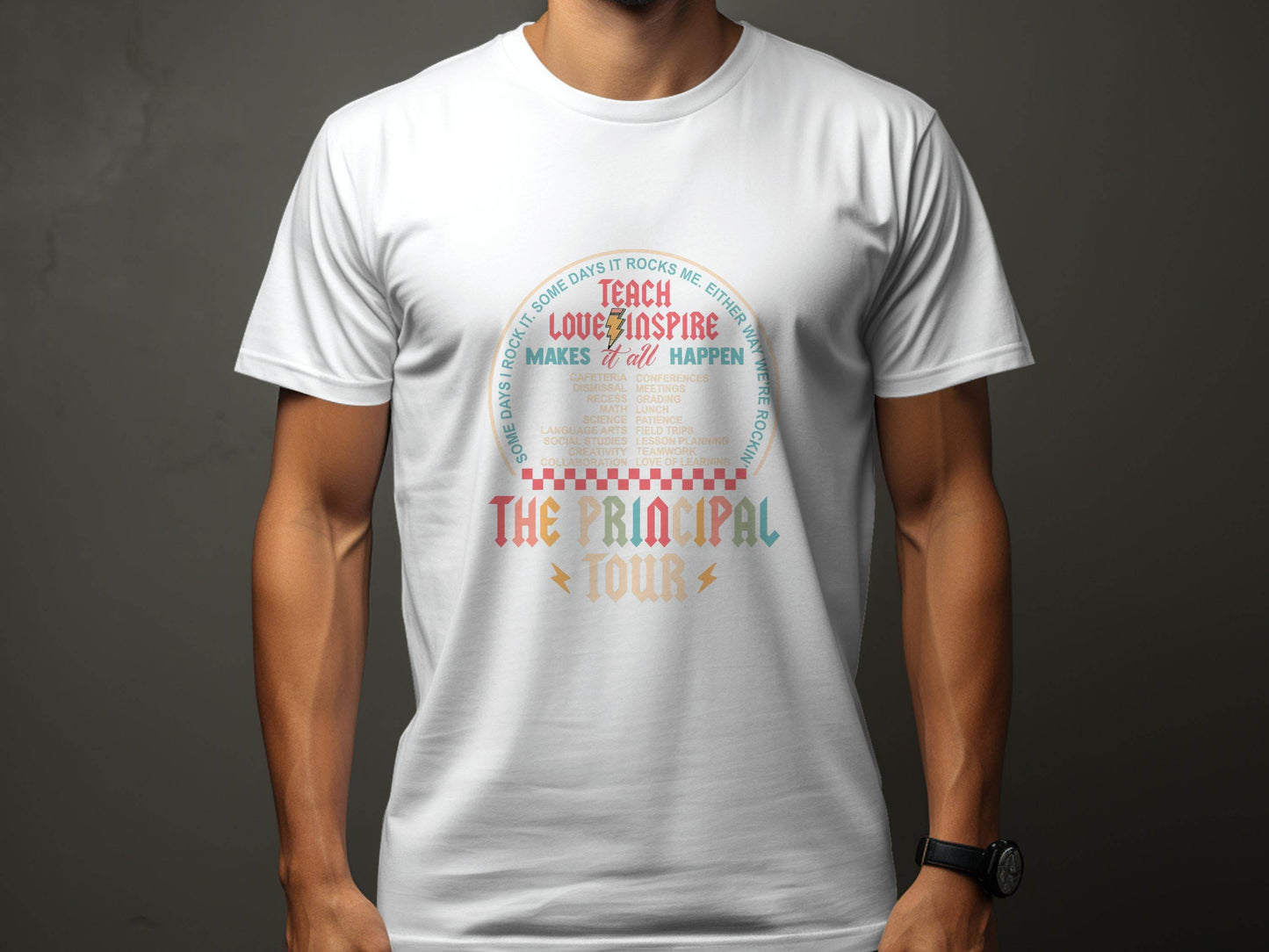 Teacher Inspired Designs Teach Love Inspire T-Shirt - Design & Vybe
