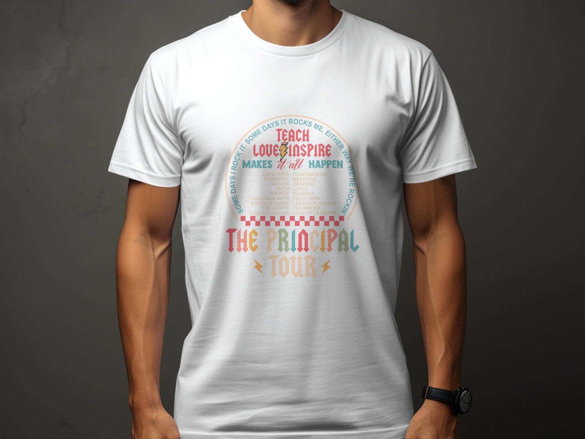 Teacher Inspired Designs Teach Love Inspire T-Shirt - Design & Vybe