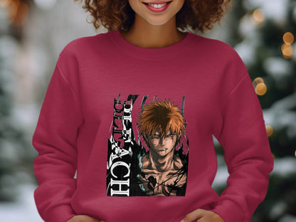 Bleach Ichigo Kurosaki Anime Character Cool Graphic Sweater - Design & Vybe