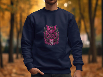 Cyberpunk Samurai Mask Japanese Art Sweater - Design & Vybe