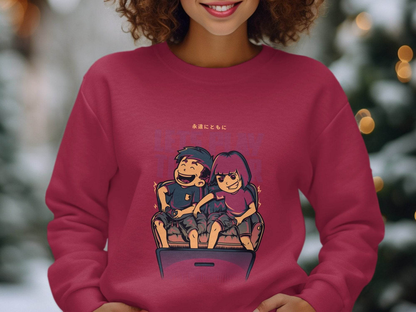 Lets Play Together Gaming Console Video Games Sweater - Design & Vybe
