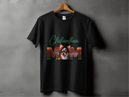 Chihuahua Mom Dog Colorful Letters Design T-Shirt - Design & Vybe