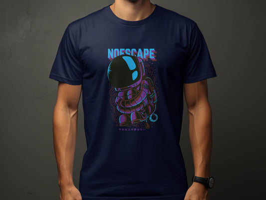 No Escape Spaceman Illustration Graphic T-Shirt - Design & Vybe