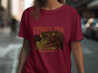 Extinct Era Tyrannosaurus Digital Artwork Design T-Shirt - Design & Vybe