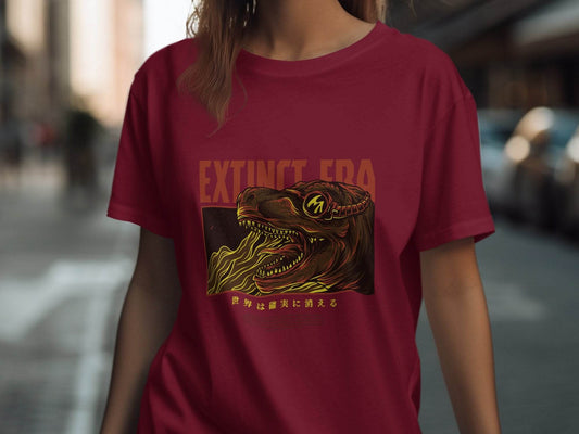 Extinct Era Tyrannosaurus Digital Artwork Design T-Shirt - Design & Vybe