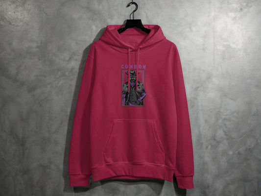 Warrior Cowboy With Attitude Graphic Apparel Hoodie - Design & Vybe
