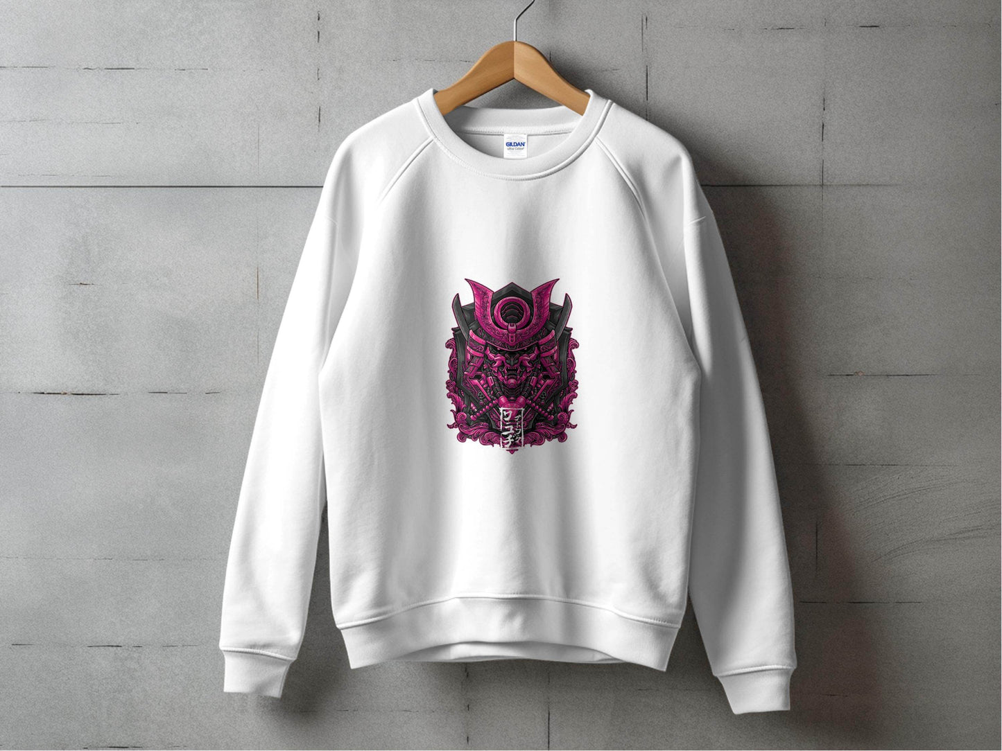 Cyberpunk Samurai Mask Japanese Art Sweater - Design & Vybe