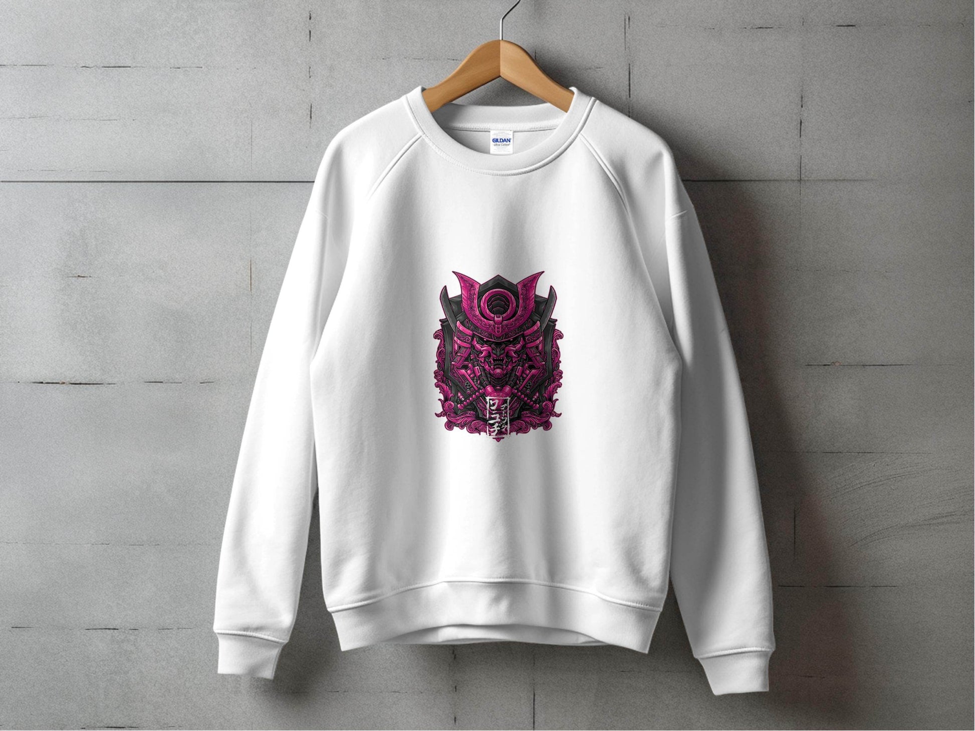 Cyberpunk Samurai Mask Japanese Art Sweater - Design & Vybe