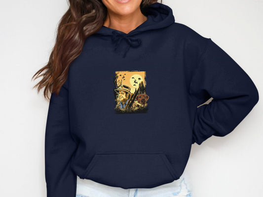 Moonlit Skull and Crossbones Hoodie product