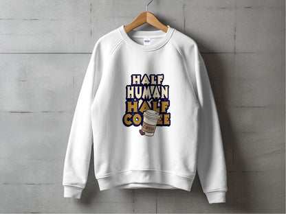 Half Human Half Coffee Graphic Sweatshirt product type