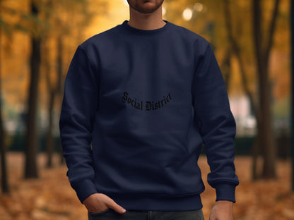 Social District Navy Sweatshirt Casual product