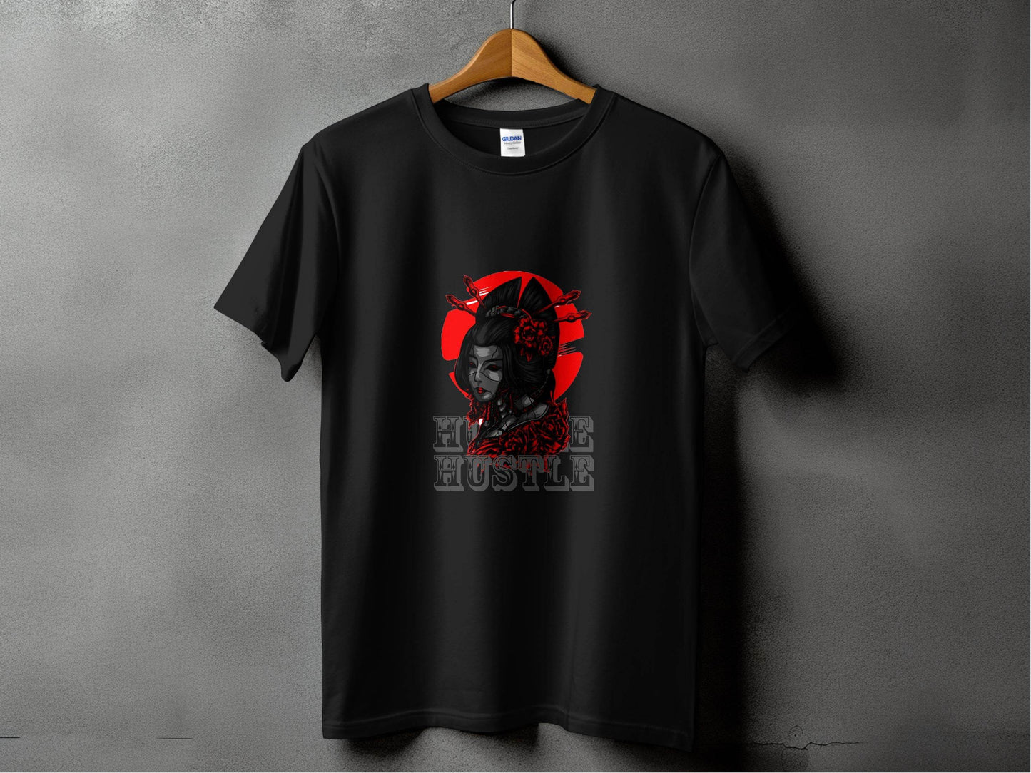 Cyberpunk Geisha Hustle Graphic Image T-Shirt - Design & Vybe