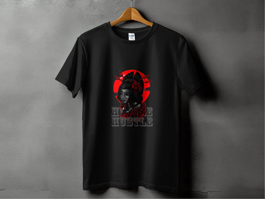 Cyberpunk Geisha Hustle Graphic Image T-Shirt - Design & Vybe