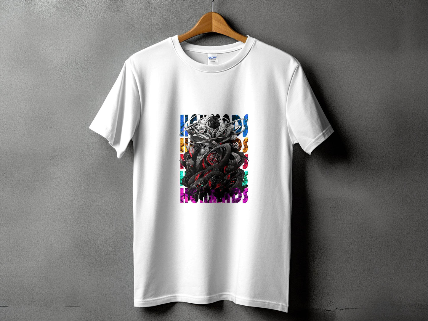 Complex Creature Design with Colorful Accents Premium T-Shirt - Design & Vybe