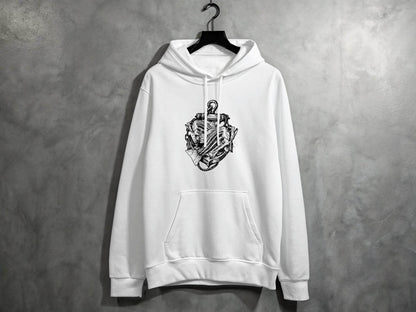 Fishing Inspired Nautical Graphic Hoodie - Design & Vybe